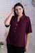 Una camicetta da donna delicata pi&ugrave; dimensioni. Burgundy.405109321Mari50 405109321mari50 foto 2
