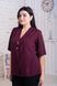 Una camicetta da donna delicata pi&ugrave; dimensioni. Burgundy.405109321Mari50 405109321mari50 foto 5