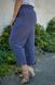 Shortened summer trousers of Plus sizes. Blue rhombus.485140930 485140930 photo 4