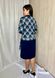 Everyday comfortable women's dress. Blue-turquoise.451712734mari50, M