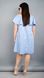 Балі. Модне плаття з воланом великих розмірів. Блакитна смужка. 485131381 фото 3