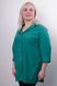 Original female shirt of Plus sizes. Turquoise.485139253 485139256 photo 2