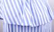 Балі. Модне плаття з воланом великих розмірів. Блакитна смужка. 485131381 фото 4