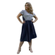 Un abito pratico per taglie forti. Blue.485140977, 50-52