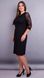 Ля Руж. Стильне жіноче плаття великих розмірів. Чорний. 485131018 фото 3