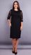 Ля Руж. Стильне жіноче плаття великих розмірів. Чорний. 485131018 фото 2