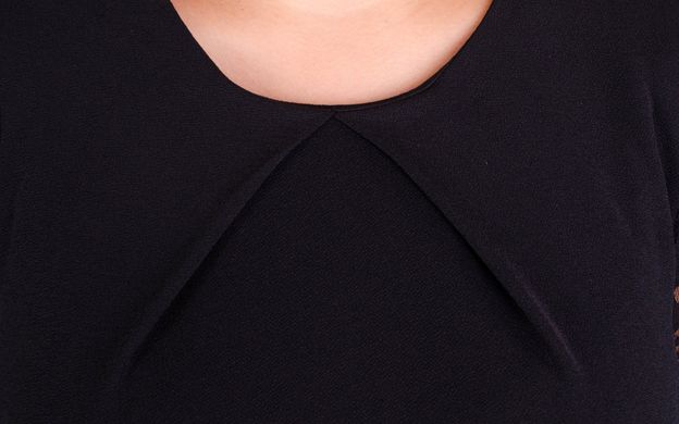 Ля Руж. Стильне жіноче плаття великих розмірів. Чорний. 485131018 фото