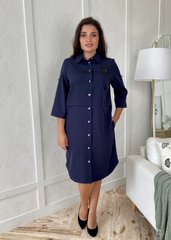 Stylish dress-shirt plus size Blue.398706987mari50, M