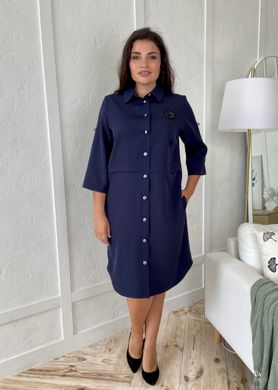 Stylish dress-shirt plus size Blue.398706987mari50, M
