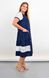 Сантана. Летнее платье-халат большого размера с кружевом. Синий. 485142184 фото 3
