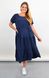 Plus Size dress with streams on the bottom. Blue.485142318 485142318 photo 1