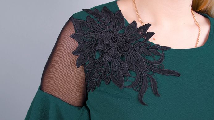 An elegant women's dress plus size. Emerald.4851312775052 4851312775052 photo