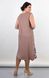 Knitted dress for the summer is Plus size. Beige.485141818 485141818 photo 4