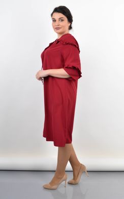 Elegant dress of Plus sizes. Bordeaux.485141646 485141646 photo