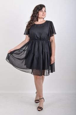 Casual summer chiffon dress. Black.495278289 495278289 photo