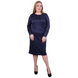 Vestiti in uno stile commerciale di taglie forti. Blue.485131111, non selezionato