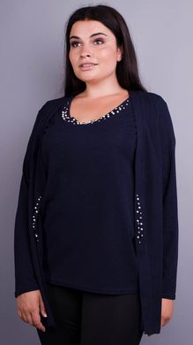 Jacket+blouse for women Plus sizes. Blue.485134092 485134092 photo