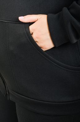 Costume sportivo su pantaloni in pile con cuffia. Black.495278337 495278337 foto Costume sportivo su pantaloni in pile con cuffia. Black.495278337 495278337 foto