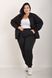 Costume sportivo su pantaloni in pile con cuffia. Black.495278337 495278337 foto 5