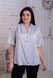 Una camicetta da donna delicata pi&ugrave; dimensioni. Grigio.405109347Mari50 405109347mari50 foto 2