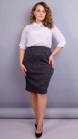 buy PION Angora. Office skirt of large sizes. Graphite. 485137838 in the  online store Gloria Romana Ukraine