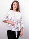 Stylish Plus size blouse. White+flowers.485139487 485139487 photo 1
