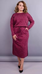 Леся. Оригінальна сукня для пишних жінок. Бордо. 485137863 фото