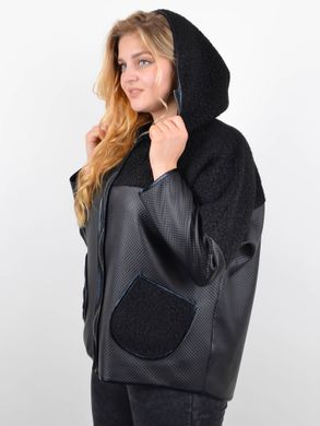 Біксбі. Легка жіноча куртка з капюшоном. Чорний. 485142661 фото