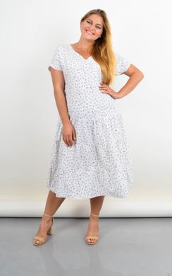 Dress with a V-shaped neckline for plus size. Abstraction.485142091 485142091 photo