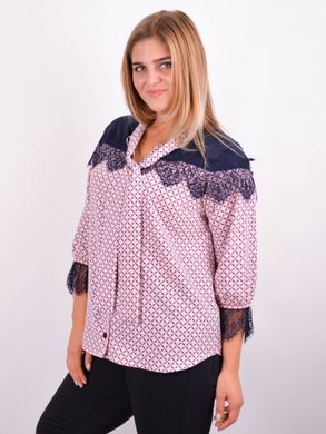 Stylish blouse for Plus sizes. Powder.485139948 485139948 photo
