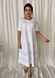 Romantic combination dress of Plus sizes. White.4115376175052, not selected