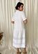 Romantic combination dress of Plus sizes. White.4115376175052, not selected