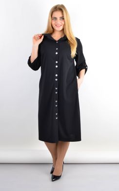 An elongated dress-shirt plus size. Black.485141533 485141533 photo