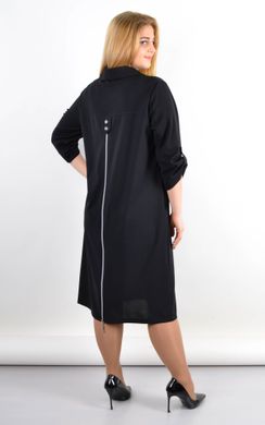 An elongated dress-shirt plus size. Black.485141533 485141533 photo