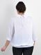 Биата. Женская блузка для больших размеров. Белый. 485141688 фото 3