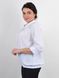Біата. Ошатна жіноча блузка великих розмірів. Білий. 485141688 фото 2