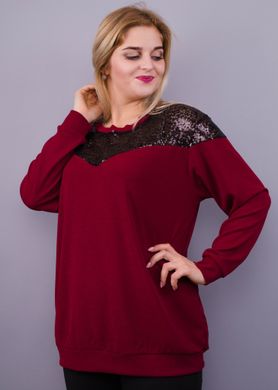 Iskra. Knitted blouse Size Plus. Black + silver. 485138020 photo