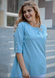 Plus size blouse with loose fit. Mint rhombus.485140892 485140892 photo 1